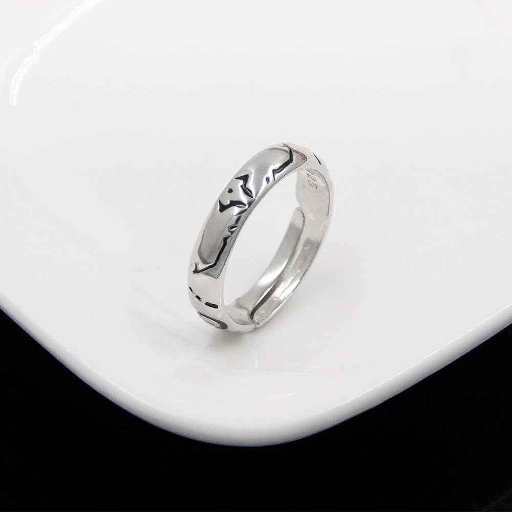 [Akixen] Ryoumen Sukuna Ring, Cosplay Anime Prop, Lightweight Accessory, Fashion Accessory, Halloween, Christmas Gift