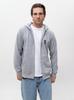 Men's Gray Good Luck Logo Zipper Hoodie XXL