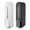 Wall Mounted Soap Dispenser Manual Press Bathroom Liquid Containers Easy Install