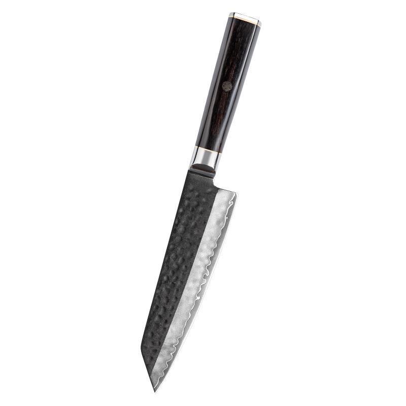 Kiritsuke Knife Damascus VG10 Steel Blade Sharp Chef Slicing Vegetable Cleaver Meat Handmade Japanese Kitchen Knife Ebony Handle