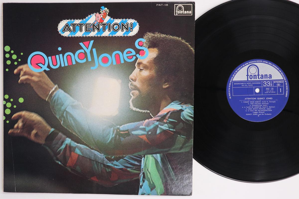 

LP Record QUINCY JONES Attention Quincy Jones PAT18 FONTANA 1973 Japan Jazz Used