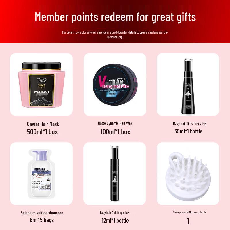 Three Magicians Ginger Anti-Hair Loss & Anti-Dandruff Shampoo Set