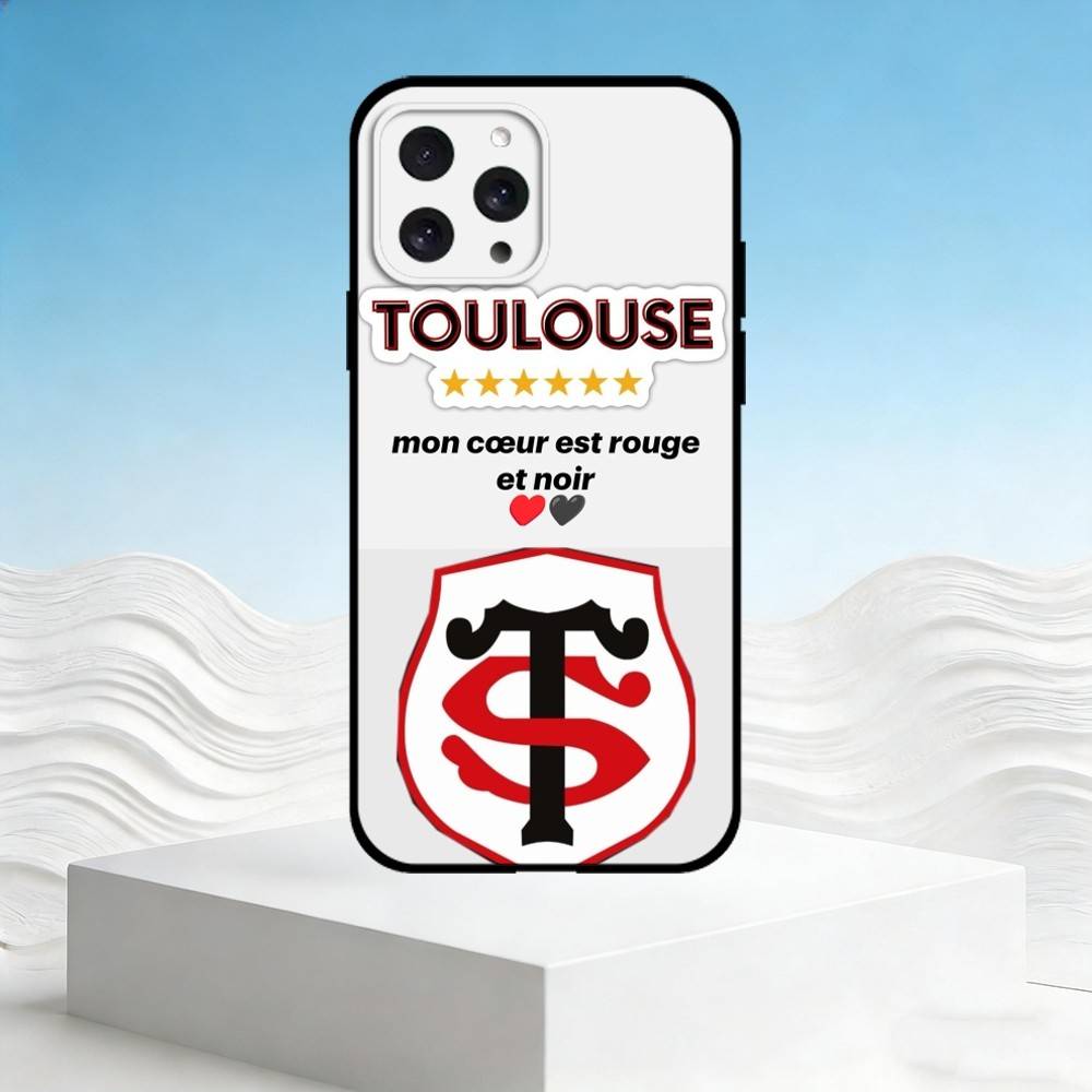 S-Stade-Toulousain Phone Case For iPhone 17,16,15,14,13,12,11 Plus,Pro Max,SE4Soft Silicone Black Cover