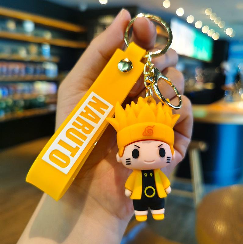 Jujutsu Kaisen Anime Action Figure Cute Keychain Gojo Satoru Kawaii Doll Cosplay Keyrings for Bag Key Holder Accessories