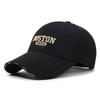 Summer Adjustable Baseball Cap With Embroidered Alphabet Sunblock Outdoor Active Wear