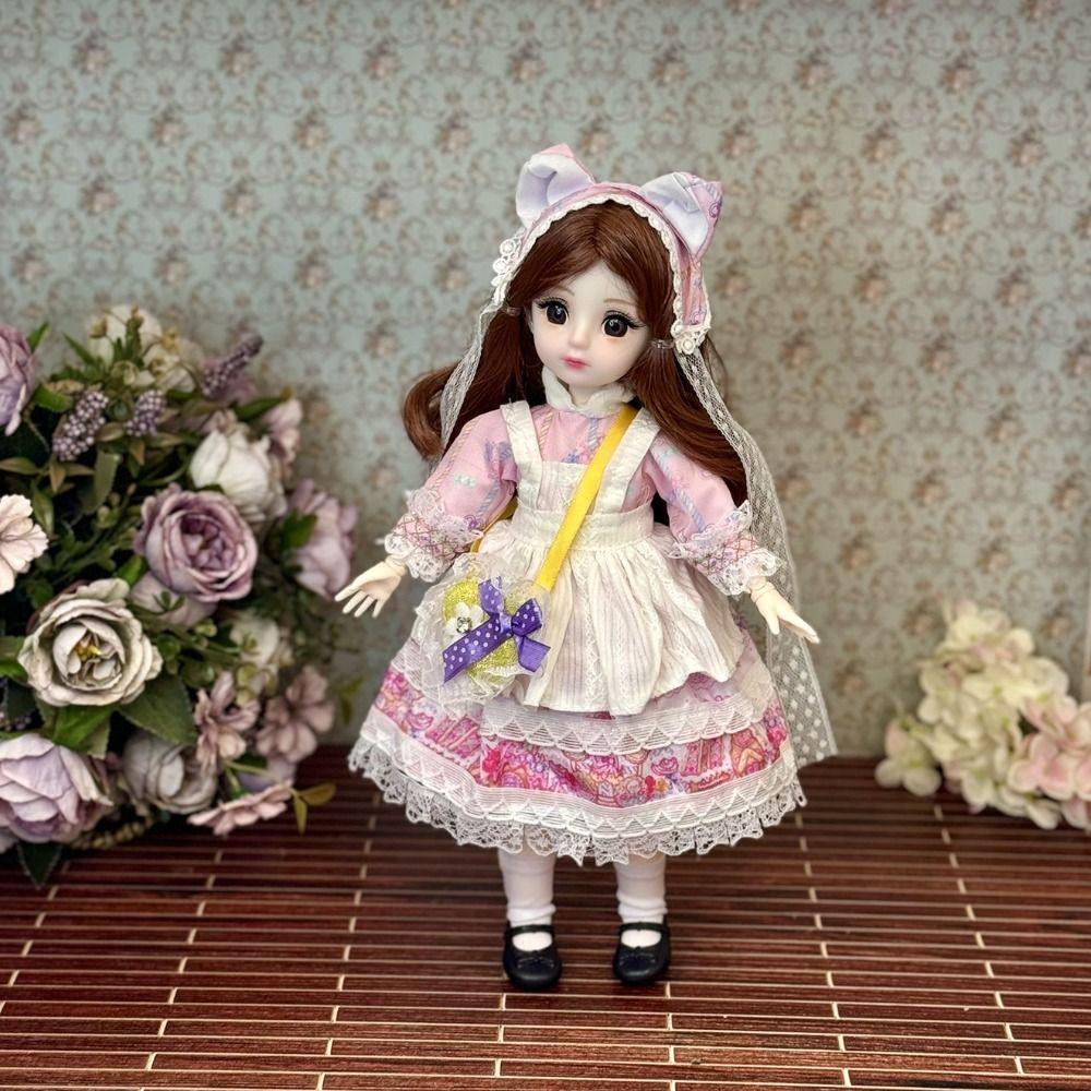 With Clothes 30cm BJD Doll Dress Up 1/6 Bjd Dolls Hinged Doll Removable Joints Doll  Kids Toy