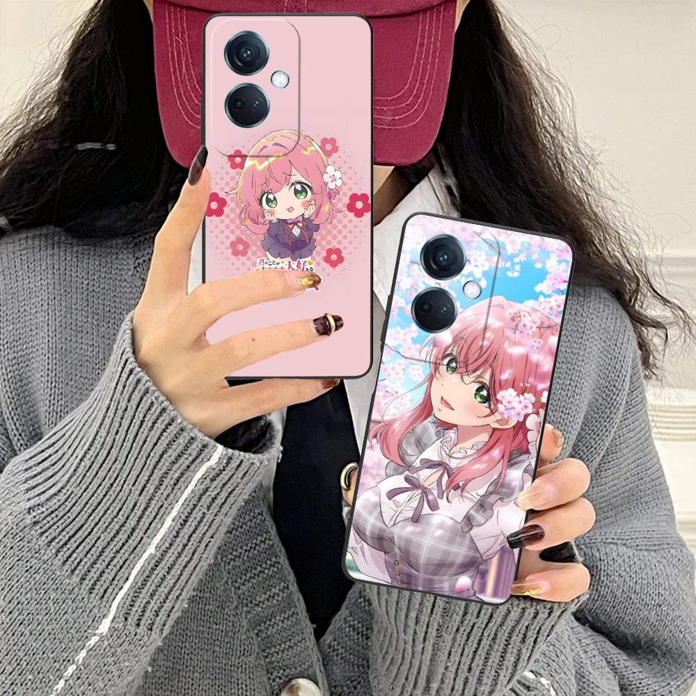 Anime Hakari Hanazono Matte TPU Mobile Phone Case for OPPO Reno 14 13 12 11 10 9 8 7 6 5 F T Pro 5G Colorful Printing Cover