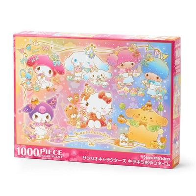 Rompecabezas de 1000 piezas de Personajes Sanrio (Hora del Snack) Japón NUEVO