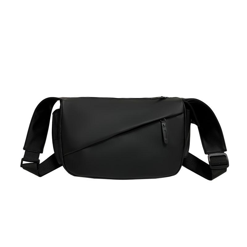 Crossbody Tasche für Damen und Herren mit verstellbarem Riemen und Reißverschlusstasche vorne Umhängetasche