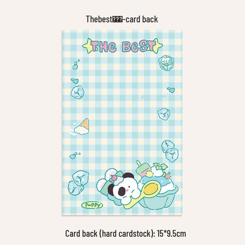Self-Sealing Cute Card Packaging Bag Set for Small Cards