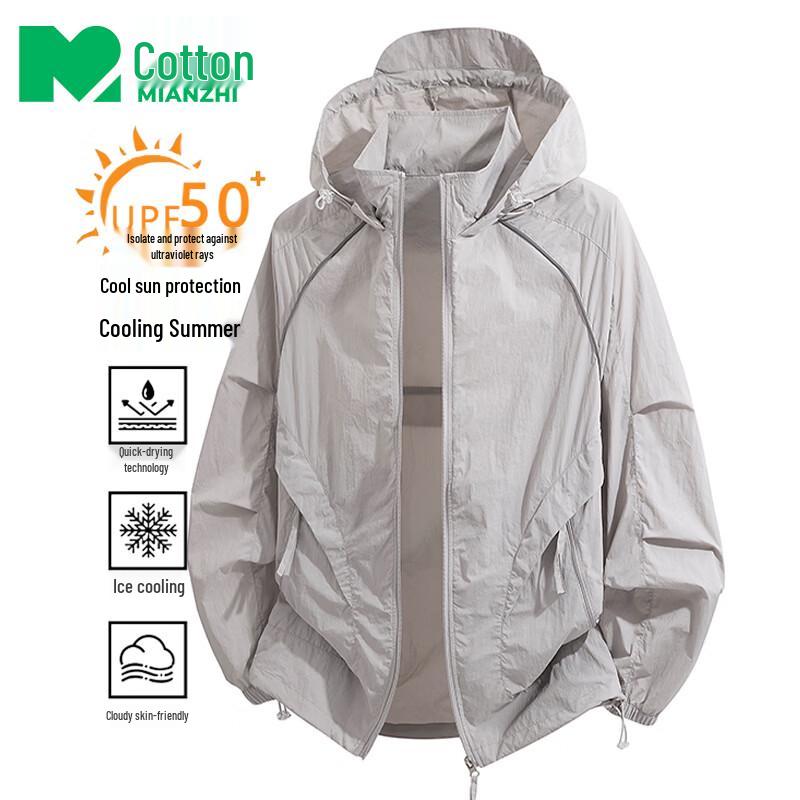 Mianzhi Men s Lightweight UV Protection Jacket M