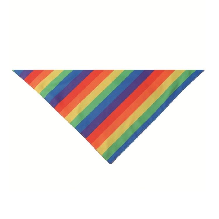 Rainbow Dog Bandana Triangular Scarf Kerchief Pet Neckerchief Colorful 1