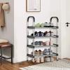 54x26x78cm 4-Tier Shoe Rack Organizer Home Entryway Space-Saving Shoes Storage Shelf
