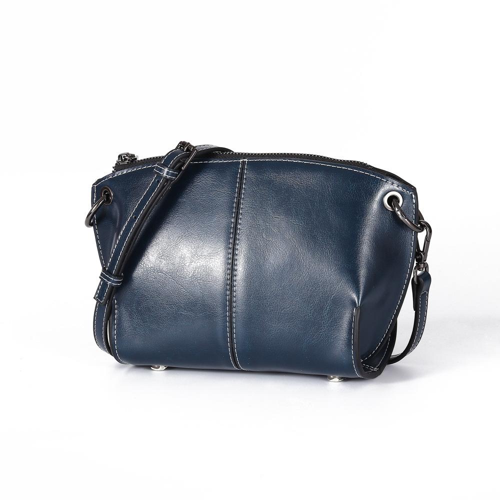 Сумка женская 2026 новая модная высококачественная стильная нишевая мода универсальная одно плечо сумка-мессенджер трансграничная кожаная женская сумка синий