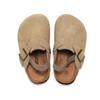 Fashion Kidmi Neue Kinder Wildleder Clogs Hausschuhe Kleinkind Clogs Jungen Mädchen Sandalen Kork Verstellbare Schnalle Pantoletten Niedliche Zuhause Kinder Hausschuhe