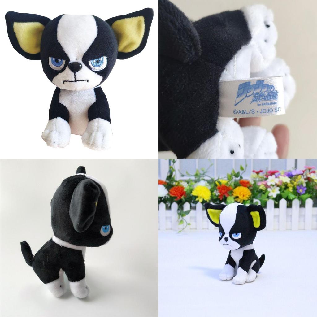 Super Soft Jojo's Bizarre Adventure Golden Wind Dog Iggy Plush Toy For Collectors And Kids