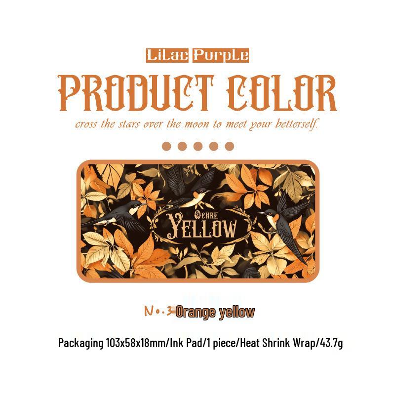 Yan Ji Medieval Legend Ink Pad Set: Retro Planner Decoration & Scenery Crafting