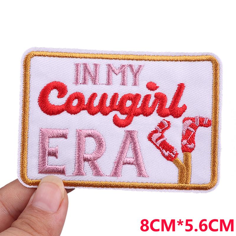 Jeans Backpack Embroidered Patch Cartoon/Letter Slogan Embroidery Patches Iron On Patches For Clothing Thermoadhesive Patches