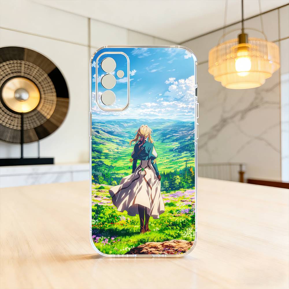 V-Violet Evergarden N-Novel Phone Case Transparent Silicone Soft For SamsungA10,12,20,21S,30,31,40,50,51,52,70,71