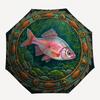 Underwater Serenity pattern umbrella, portable and foldable design, 8 ribs, a casual accessory for Halloween, Christmas, and birthday gifts.