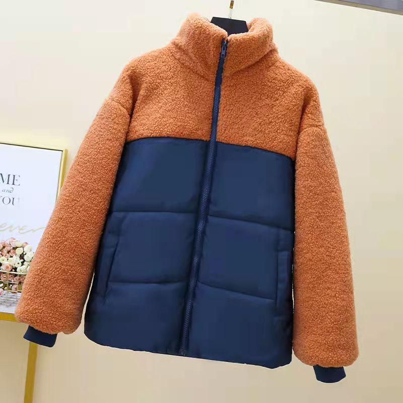 

In winter, lamb fluff splicing is loose and warm, cotton-padded jackets are thin and easy to match, and women s short jackets are trendy. 2XL