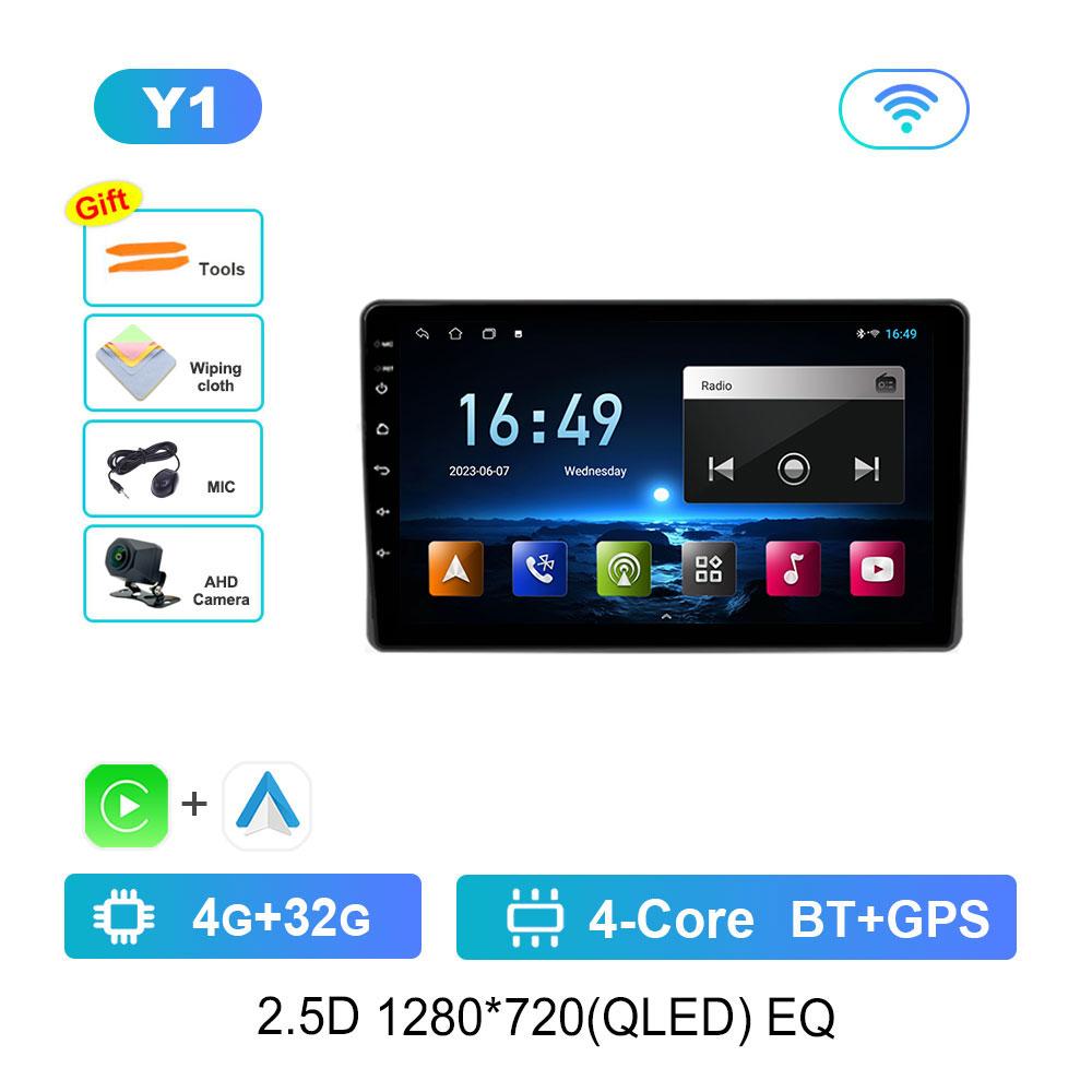 Car Radio Andoird 14 Intelligent System For Fiat Panda 169 2003 - 2012 Autoradio DVD 4G LTE 2 DIN Stereo BT Multimedia DSP