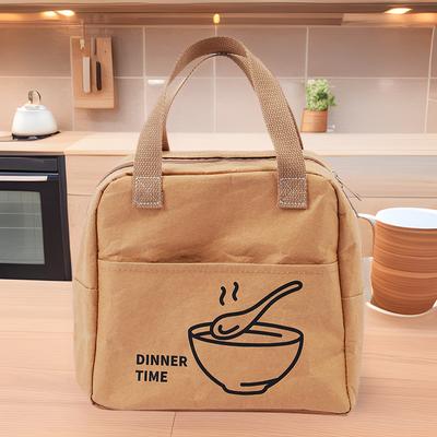Portable Insulated Bag Thickened Lunch Bag Aluminum Foil Bag Lunch Lunch Bag High Appearance Large Capacity for Office Workers
