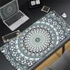 HD Printing Persian Carpet Computer Mouse Pad 900x400 Non-slip Rubber Mandala Bottom Keyboard Mat Table Mat Suitable Office Game
