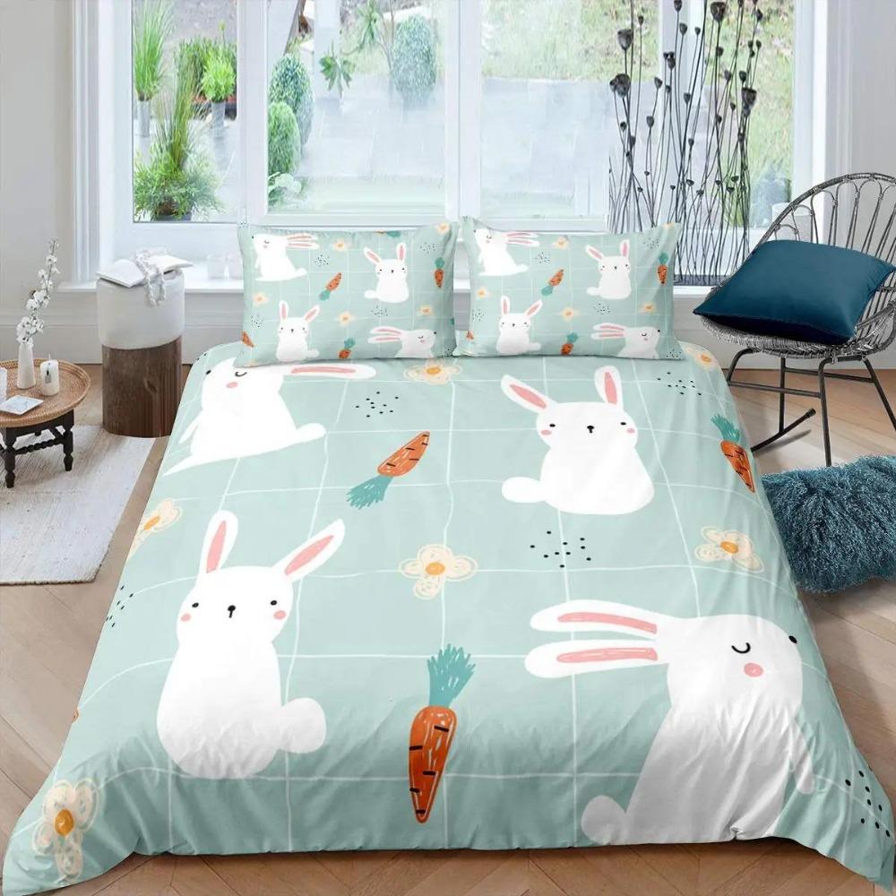 

Постельное белье с 3D-изображением животных из мультфильмов, пододеяльник, наволочка, комплект постельного белья для спальни, односпальный и двуспальный размер, подарок для подростка Baby 100x135cm