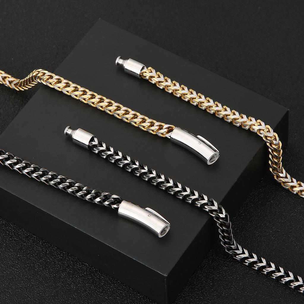4mm Width Stainless Steel 68cm Whip Chain Cool Necklace Men Link Chain Biker Jewelry Accessories