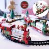Colorful Electric Toy Train Set With Lights Music And Holiday Cheer For Kids