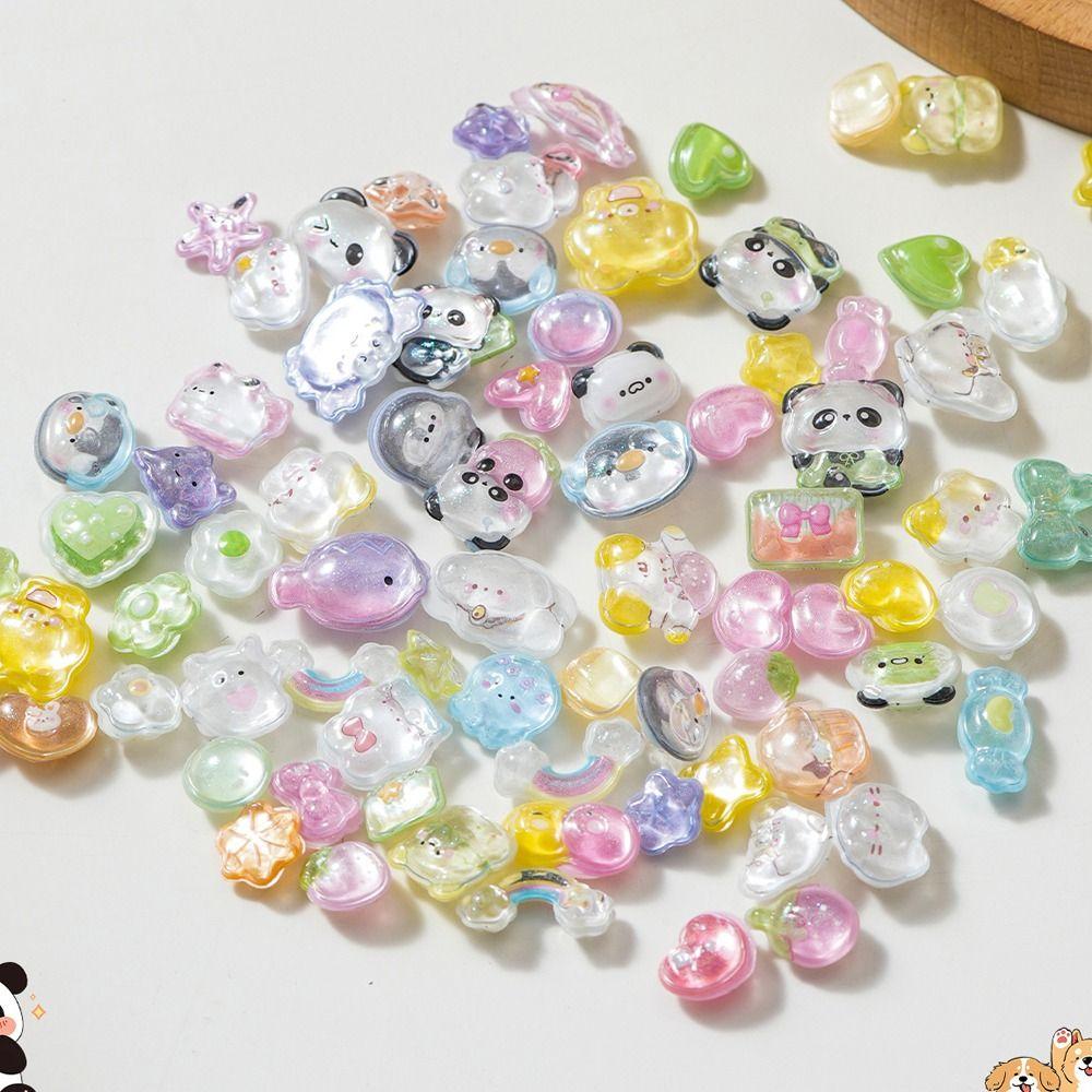 Embossed Animal 3D Crystal Sticker Melody PVC Cartoon Animal Sticker DIY Crafts Relief Decorative Sticker Water Cup Decoration