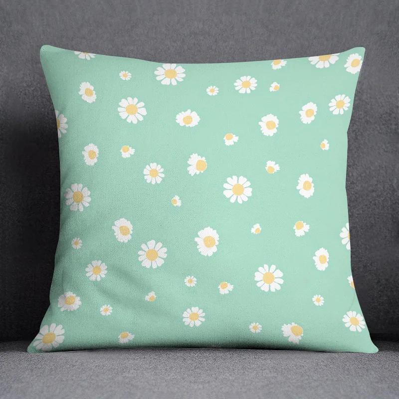Mint Green Fresh Pillow Gift Home Office Decoration Bedroom Sofa Car Cushion Cover case