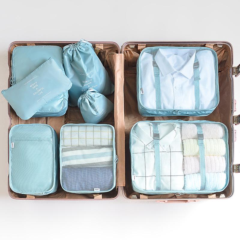 Travel Storage Set: Cross-Border Drawstring Bags for Luggage, Shoes, Underwear, and Clothes Organizer