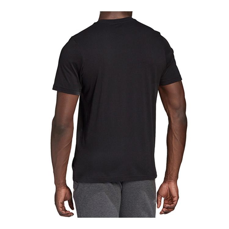 adidas T Shirts Men's Black Crew Neck Moderate Straight Fit GD5923