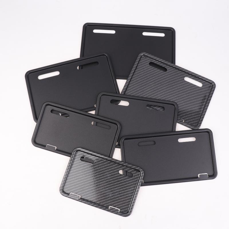 1Pcs Universal Electric Bicycle Stainless Steel License Plate Holder Frame Anti-theft Protective Cover Motorcycle License Plate