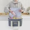 Striped Portable Large-Capacity Insulated Picnic Bag and Cooler