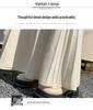 Eleganter Falten-A-Linien-Regenschirmrock mit hoher Taille, französisch-koreanischer Stil, für Herbst & Winter