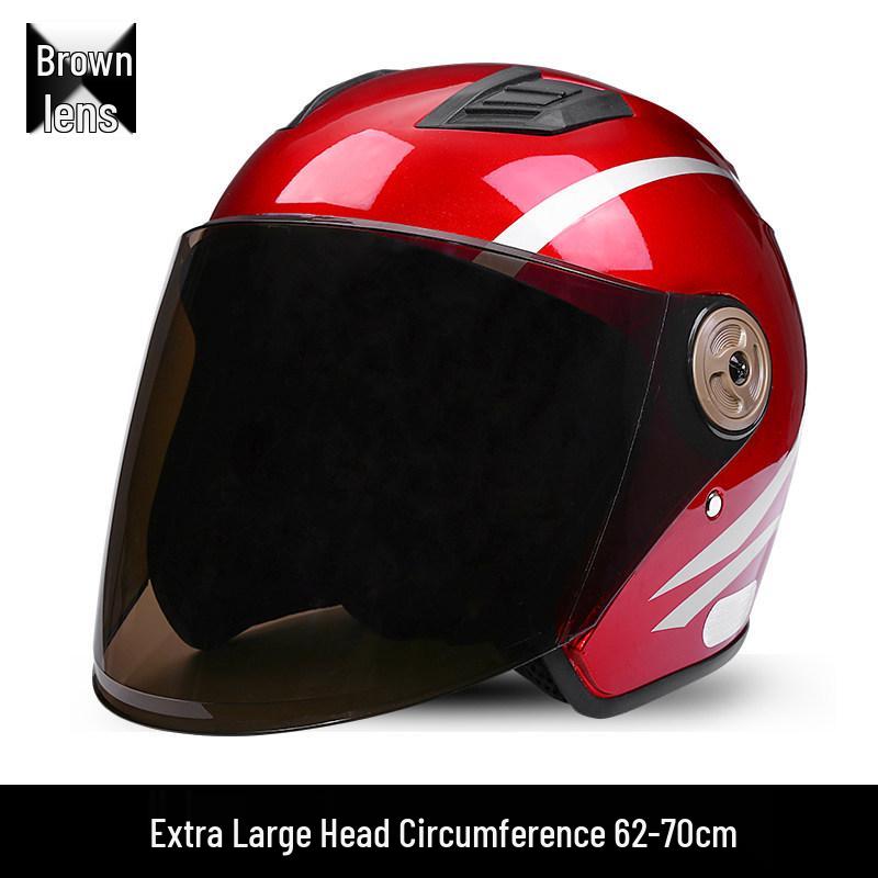 

Unisex Plus Size 5XL Electric Scooter Helmet, Windproof, Fits Up to 70cm Head Circumference, All-Season Safety Gear. Large