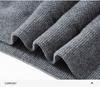 Men's Winter Knitwear Sweater: Thickened, Faux Two-Piece Design, Velvet-Lined, Long Sleeve with Shirt Collar.