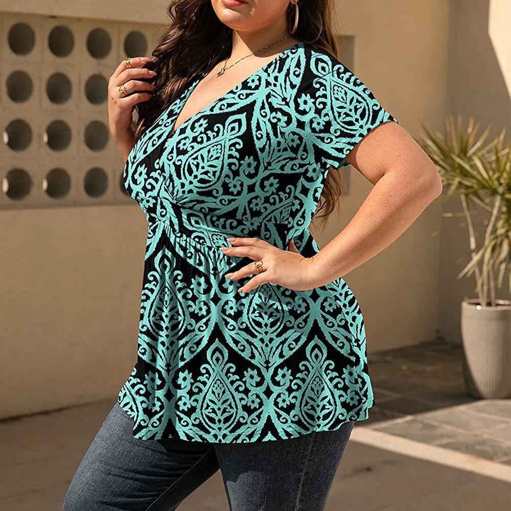 

GMXIA Весенне-летняя футболка с принтом, женский топ, женская одежда больших размеров XXXXXL