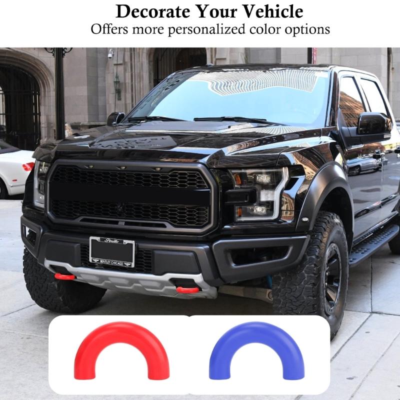 Silicone Tow Hook Covers Car Tow Hook Silicone Sleeves Protect  Your Vehicle From rusts & Scratches for Daily Driving