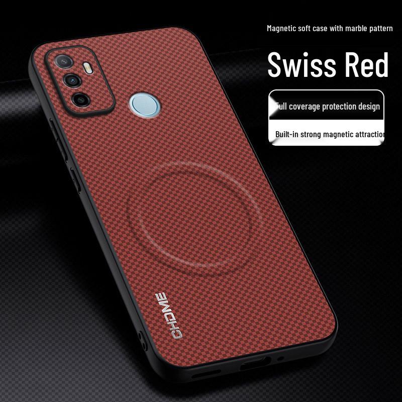 

Compatible OPPO A53 Protective Case - Full Coverage, Anti-drop, Chic Design with Magnetic Buckle & Textured Finish. OPPO A53