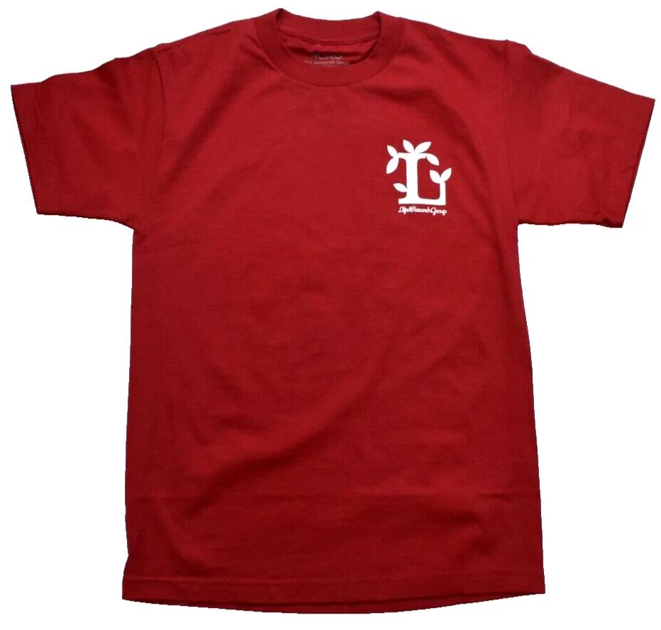 Lifted Research Group Mens LRG Leafy L Red Tee Shirt NWT Small S