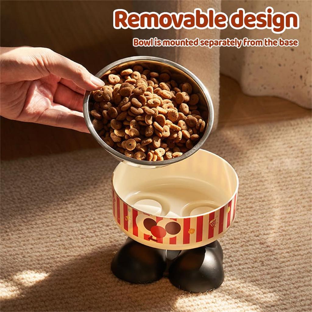 Elevated Bowl,Removable Raised Pet Feeder With Stand & Stainless Steel Bowl For And Small Dog