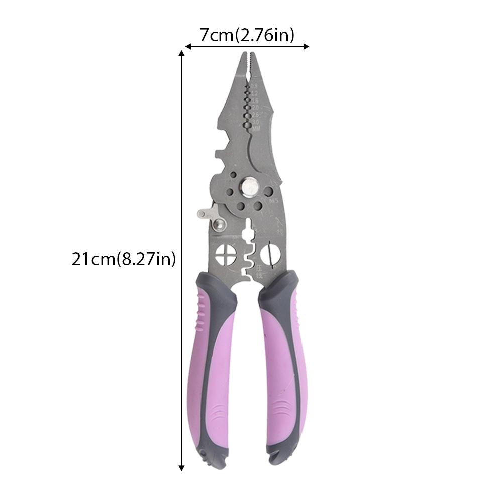 Multiuse Wire Stripper Decrustation Pliers Adjustable Electrical Wire Stripping Tool Wire Stripper Crimper For Electrical Cable