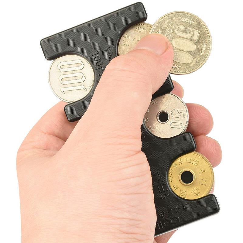 Mini Euro mincovník Plastová úložná krabička Sbírka mincí Peněženka Organizér na peněženku Držák na mince do auta