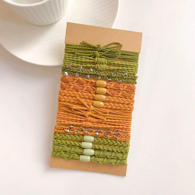 Elegant Elastic Headband & Ponytail Hair Tie Bracelet Set