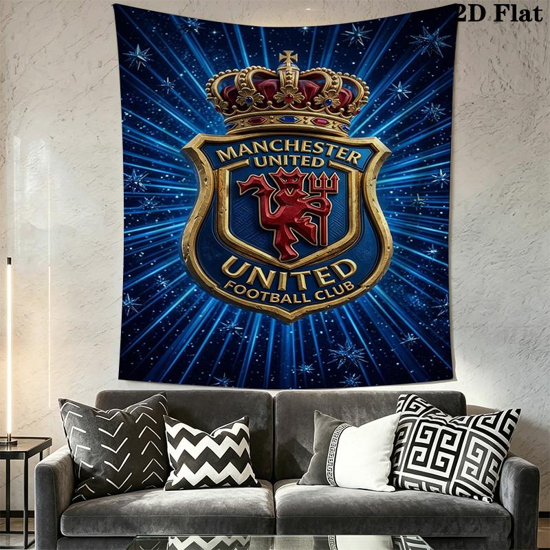 Manchester Crest Artwork Threepiece Set 1 Duvet Cover 2 Pillowcase Without Core Christmas Birthday Gift Duvet Cover And Pillowcase