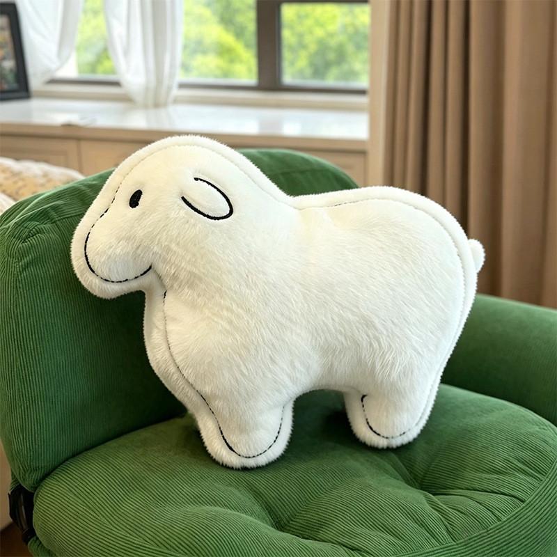 Plush Sheep Pillow For Kids Soft Cartoon Toy Snuggle Gift For Children